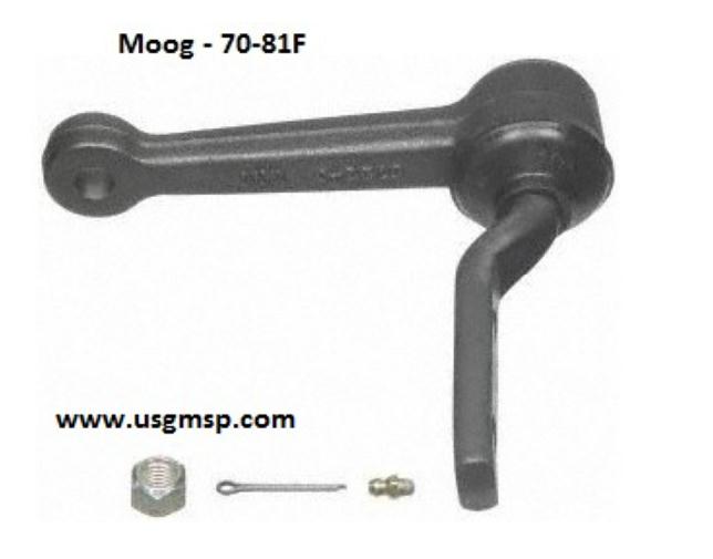 Idler Arm: 70-81 Firebird TA & Camaro (Moog)l